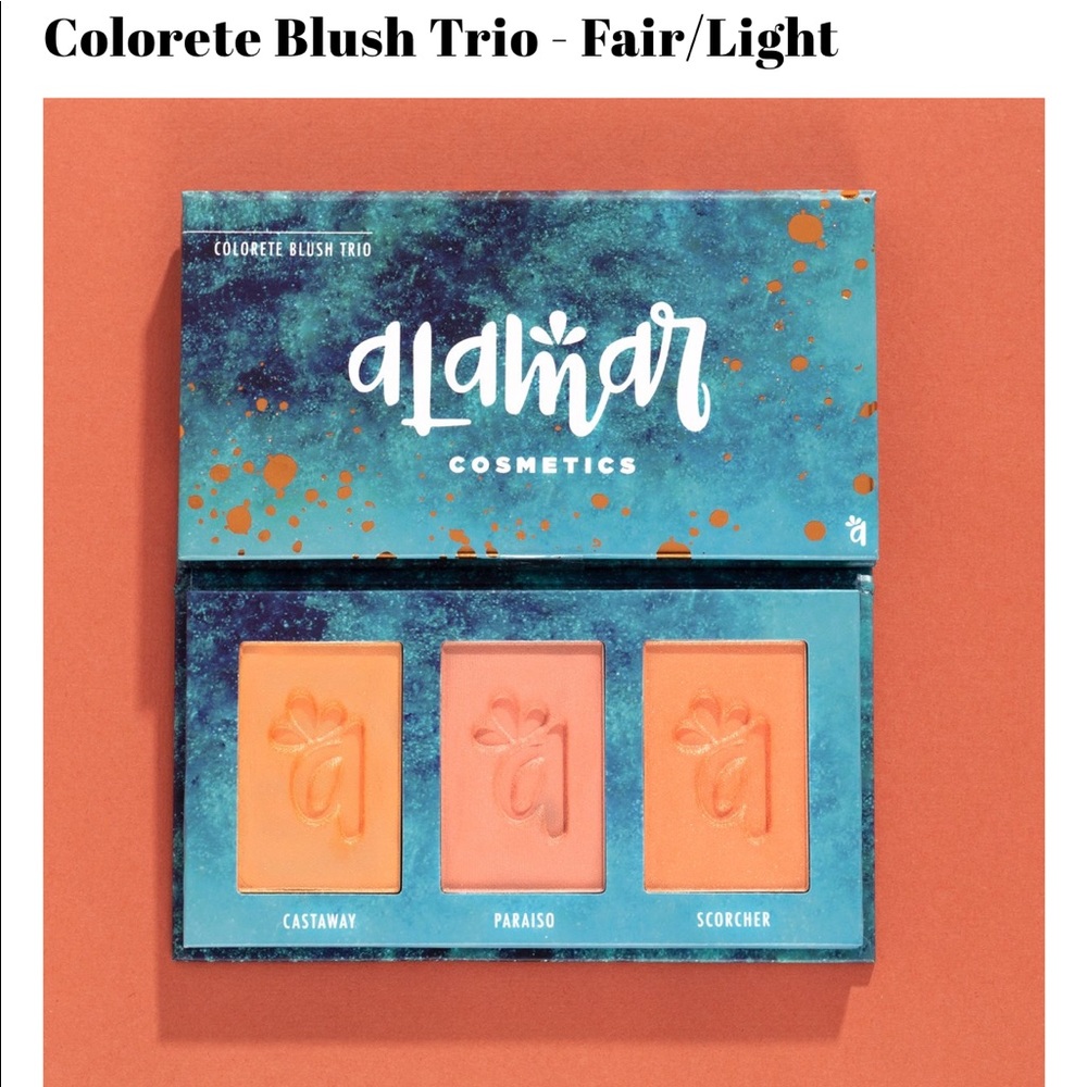 Alamar Cosmetics Colorete Blush Trio